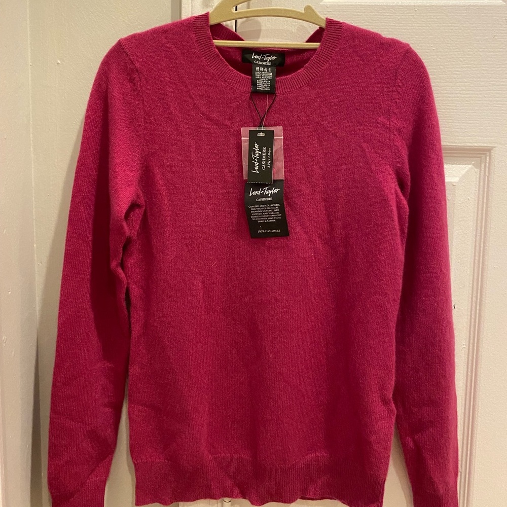 Lord & Taylor 100% Cashmere Sweater